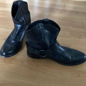 Frye ankle harness booties